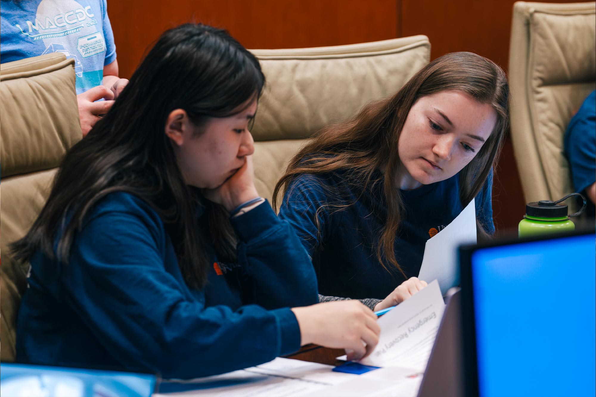 Cyber Defense Division members in competition